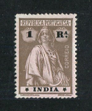 1914 - Afinsa nº 270. Ceres. Selo de 1R novo, SEM GOMA. Papel porcelana, denteado 115x14. Estrelas: II-II (posição normal). Em boas condições.