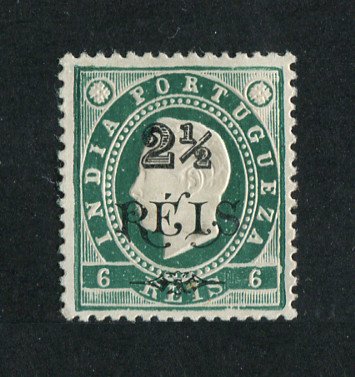 1902 - Afinsa nº 169. D. Luis I com sobretaxa. Selo de 2 1/2r/6r novo, SEM GOMA. Em boas condições.