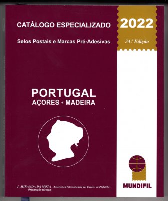 Catalogo Mundifil Portugal 2022 (Portugal, Açores e Madeira) 40.00 EUR + Portes de correio (ler descrição)