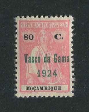 1924 - Afinsa nº 248a. Ceres com sobrecarga VASCO DA GAMA/1924. Selo de 80c novo SEM CHARNEIRA (**) e com goma original. ROSA. Em boas condições.
