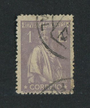 1920 - Afinsa nº 248c. Ceres. Selo de 1E usado. Denteado 15 x 14. Em boas condições.