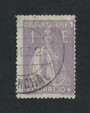 1920 - Afinsa nº 248c. Ceres. Selo de 1E usado. Denteado 15 x 14. Em boas condições.