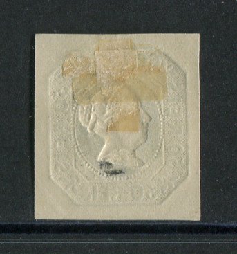 1853 - Afinsa nº 3. Reimpressão de 1905. D. Maria II, 50 reis. Com CHARNEIRA (*) e goma original. Em boas condições.