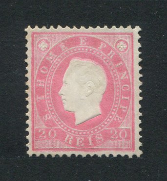 1887 - Afinsa nº 17b. D. Luis I. Selo 20 reis novo sem goma. Denteado 12 1/2. Em boas condições.