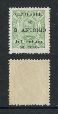 1895 - Afinsa nº12. D. Carlos I com sobrecarga "Centenário de S. António". Selo de 80 reis novo sem goma como emitido. Com CERTIFICADO DE PERITAGEM (CERTIFICATE). Em boas condições.