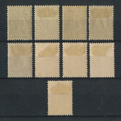 1925 - Afinsa nº  268/276. Ceres, novas cores e valores. Série completa, nova COM CHARNEIRA (*) e goma original. Em boas condições.