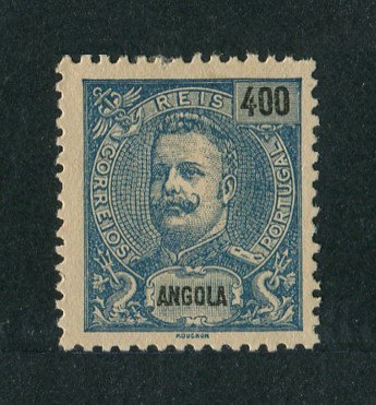 1903 - Afinsa nº 86. D.Carlos I, novas cores e valores. Selo de 400r novo sem goma. Em boas condições.