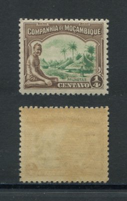 1918 - Afinsa nº 117b. Motivos locais. Selo de 1/4c novo SEM CHARNEIRA (**) e com goma original. Denteado 12 1/2. Em boas condições.