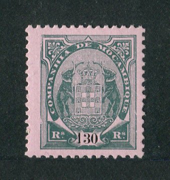 1904 - Afinsa nº 46. Elefantes. Novos valores. Selo de 130r novo SEM CHARNEIRA (**) e com goma original. Em boas condições.