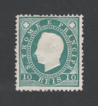 1887 - Afinsa nº 16. D. Luis I. Selo de 10 reis novo, SEM GOMA. Em boas condições.