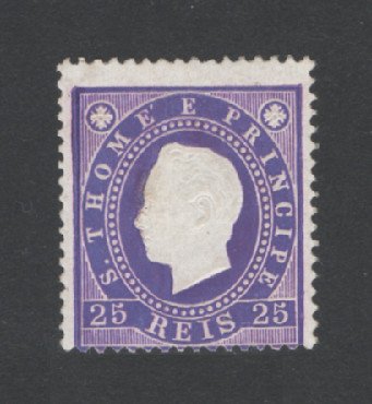 1887 - Afinsa nº 18. D. Luis I. Selo de 25 reis novo, SEM GOMA. Em boas condições.