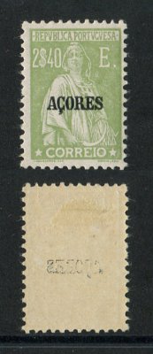 1924 - Afinsa nº 214. Ceres. Selo de 2$40 novo, COM CHARNEIRA (*) e goma original. Em boas condições.