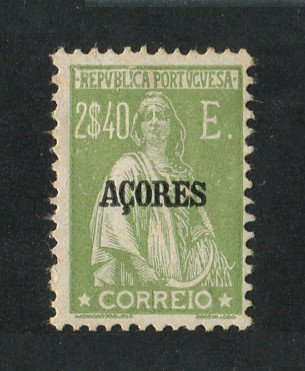 1924 - Afinsa nº 214. Ceres. Selo de 2$40 novo, SEM GOMA. Em boas condições.