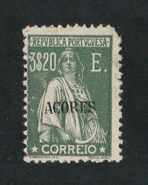 1924 - Afinsa nº 216. Ceres. Selo de 3$20 novo, SEM GOMA. Tem um canto curto.