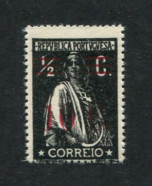 1928 - Afinsa nº 454j. Ceres com sobretaxa. Selo de 10c/1/2c novo SEM CHARNEIRA (**) e com goma original. Papel CARTOLINA, 15x14. Em boas condições.