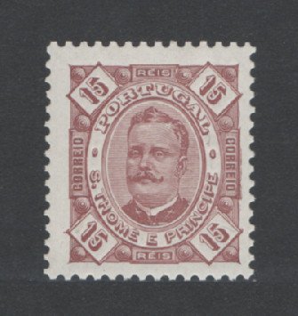 1893 - Afinsa nº 33. D. Carlos I. Selo de 15 reis novo SEM CHARNEIRA (**) e com goma original. Em boas condições.