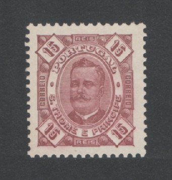 1893 - Afinsa nº 33. D. Carlos I. Selo de 15 reis novo, SEM GOMA. Em boas condições.