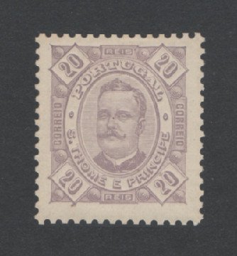 1893 - Afinsa nº 34. D. Carlos I. Selo de 20 reis novo, SEM GOMA. Em boas condições.