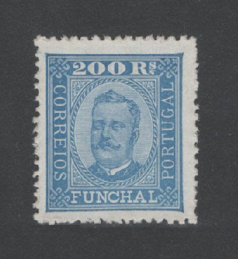1892- Afinsa nº 11. D. Carlos I. Selo de 200 reis novo, SEM GOMA. Em boas condições.