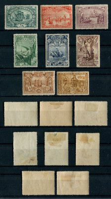 1898 - Afinsa nº  70/77. 4º Cent. do Descobrimento... . Série completa nova, COM CHARNEIRA (*) e goma original. Em boas condições.