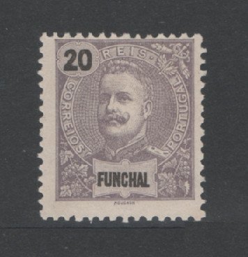 1897 - Afinsa nº 17. D. Carlos I. Selo 20 reis novo, SEM GOMA. Em boas condições.