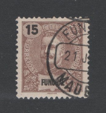 1897 - Afinsa nº 16. D. Carlos I. Selo 15 reis USADO. Em boas condições.