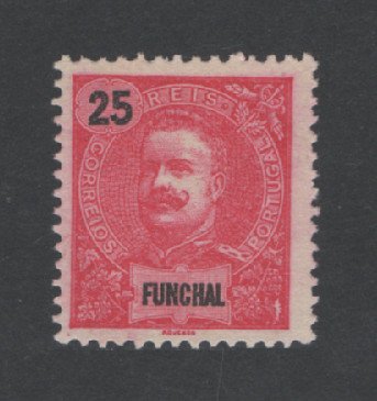 1898 - Afinsa nº 28. D. Carlos I. Selo de 20 reis novo, SEM GOMA. Em boas condições.
