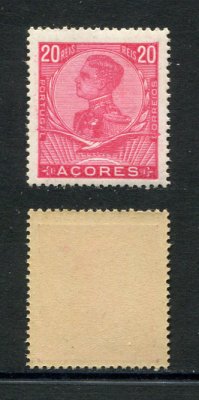 1910 - Afinsa nº 111a. D. Manuel II. Selo de 20 reis novo SEM CHARNEIRA (**) e com goma original. PAPEL PORCELANA ESPESSO. Em boas condições.