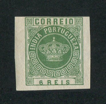 1882 - Afinsa nº 117. Coroa, valores em moeda local. PROVA NÃO DENTEADA. Tipo I. Sem goma. Em boas condições.