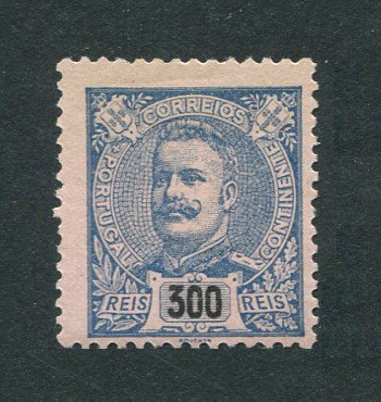 1895 - Afinsa nº 138. D. Carlos. Selo de 300 reis novo, SEM GOMA. Em boas condições.