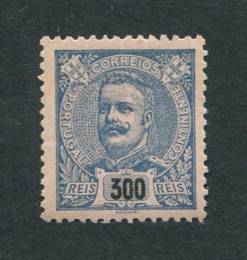 1895 - Afinsa nº 138. D. Carlos. Selo de 300 reis novo, SEM GOMA. Em boas condições.