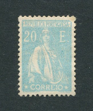 1924 - Afinsa nº 298. Ceres. Selo de 20$00 NOVO, SEM GOMA. Pequena transparência no canto superior direito, pouco perceptível.