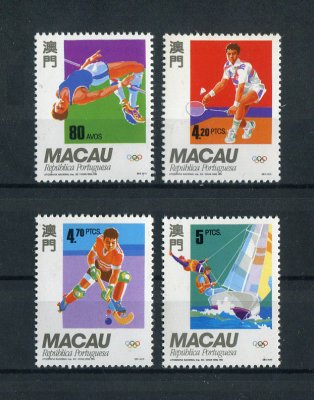 1992 - Afinsa nº 676/679. Jogos Olimpicos de Barcelona. Série completa nova SEM CHARNEIRA (**) e com goma original. Em boas condições.
