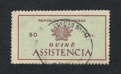 1934 - Imposto Postal nº 8. Selo de 50c USADO. Em boas condições.