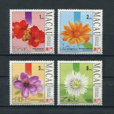 1993 - Afinsa nº 709/712. Flores e Jardins (2º Grupo). Série completa nova SEM CHARNEIRA (**) e com goma original. Em boas condições.