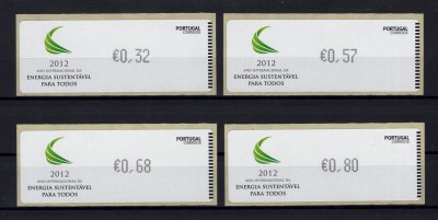2012 - #62. Ano Internacional da Energia Sustentável para Todos. Série completa CROUZET. Nova. Em boas condições.