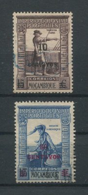 1946 - Afinsa nº 316/317. Império Colonial Português com sobretaxa. Série completa USADA. Em boas condições.