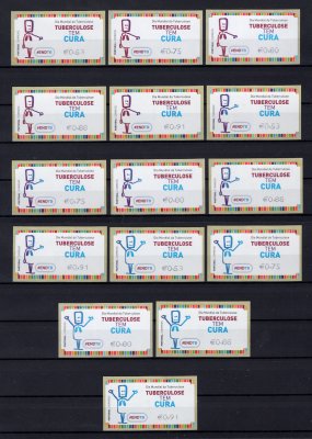 2021 - #81. Dia Mundial da Tuberculose - A Tuberculose Tem Cura. Série completa E-POST. Nova. Em boas condições.