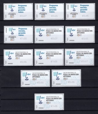 2022 - #84. Ano Internacional da Pesca e da Aquicultura Artesanais. Série completa E-POST. Nova. Em boas condições.