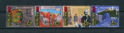 1999 - Afinsa nº1035/1038. Macau Retrospectiva. Série completa nova SEM CHARNEIRA (**) e com goma original. EM TIRA. Em boas condições.