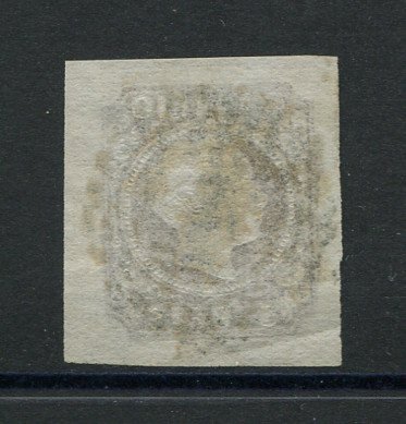 1862/4 - Afinsa nº 14. D. Luís I.Selo de 5 reis usado. Boas margens mas apresenta um pequeno vinco. EXEMPLAR de 2ª ESCOLHA.