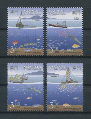 1996 - Afinsa nº 851/854. Ciências Náuticas. Série completa nova SEM CHARNEIRA (**) e com goma original. ISOLADOS (sem ser em tira). Em boas condições.