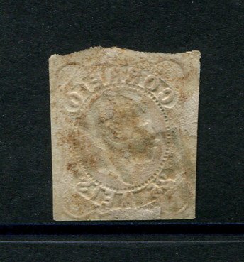 1862/4 - Afinsa nº 16. D. Luís I.Selo de 25 reis usado. Margens pequenas. Em boas condições. Carimbo nº 141 Castelo Branco. EXEMPLAR DE 2ª ESCOLHA.