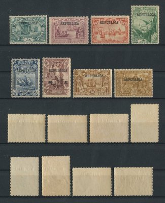 1913 - Afinsa nº 126/133. 4º Centenário...para a India. Série completa nova SEM CHARNEIRA (*) e com goma original. Em boas condições.