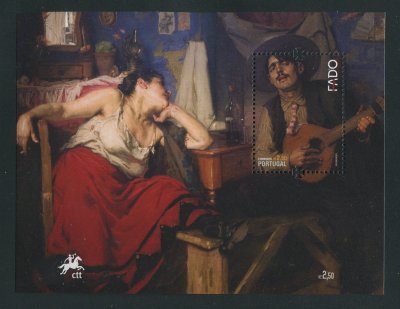 2011 - Bloco nº 457. Fado (1º grupo). Novo sem charneira. Em boas condições.