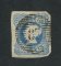 1853 - Afinsa nº 2. D. Maria II. Selo de 25 reis, usado. Margens pequenas e pequena transparência. Com carimbo nº 87 - Figueira da Foz. EXEMPLAR DE 2ª ESCOLHA.