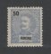1898 - Afinsa nº 29. D. Carlos I. Selo de 50 reis novo, COM CHARNEIRA (*) e goma original. Em boas condições.