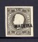 1868 -  Reimpressão de 1885. D. Luis I, fita curva não denteado, 5 reis.  Em boas condições.