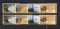 1999 - #20A-CA - Dinossáurios. SMD (taxas de 2000). Dupla afixação de taxa. CORREIO AZUL - Série de Etiquetas Afinsa n.º 20A. 2 valores x 4 imagens. Nova. Autoadesiva. Em boas condições.