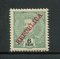 1911 - Afinsa nº 206. D. Carlos I com sobrecarga REPUBLICA. Selo de 6r novo com charneira (*) e goma original. VERDE. Em boas condições.